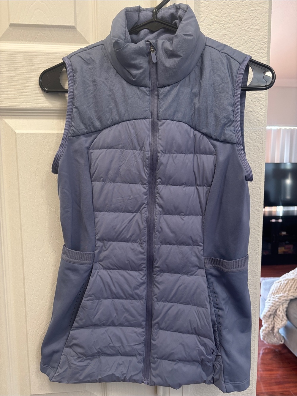 lululemon athletica down for it all running Vest in Dusty Lavender Blue
